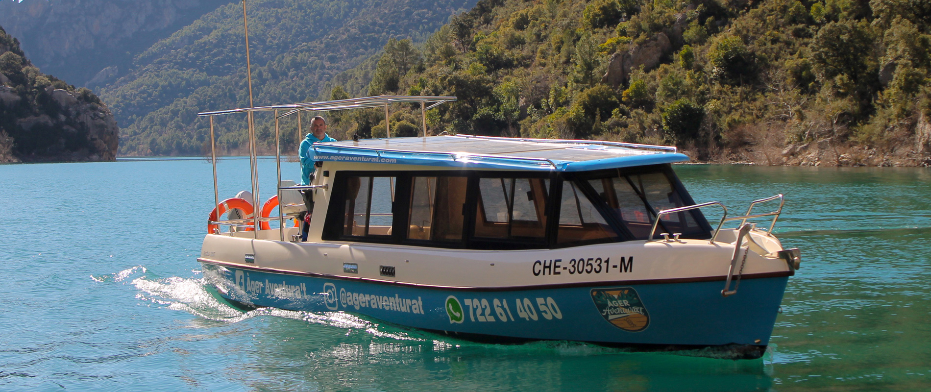 Congost de Mont Rebei en barca | Embassament de Canelles