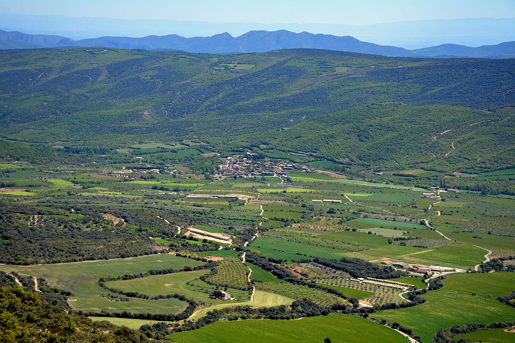 Vista aérea del Valle de Àger